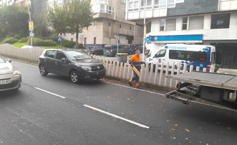 Un peatón resulta atropellado por una rueda suelta en Alfonso Molina