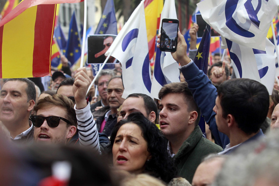 El PP cifra en dos millones de personas los asistentes a sus protestas en toda España