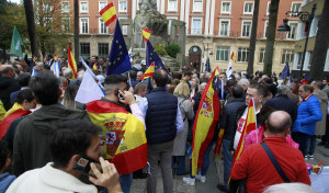 Manifestación en A Coruña contra la amnistía