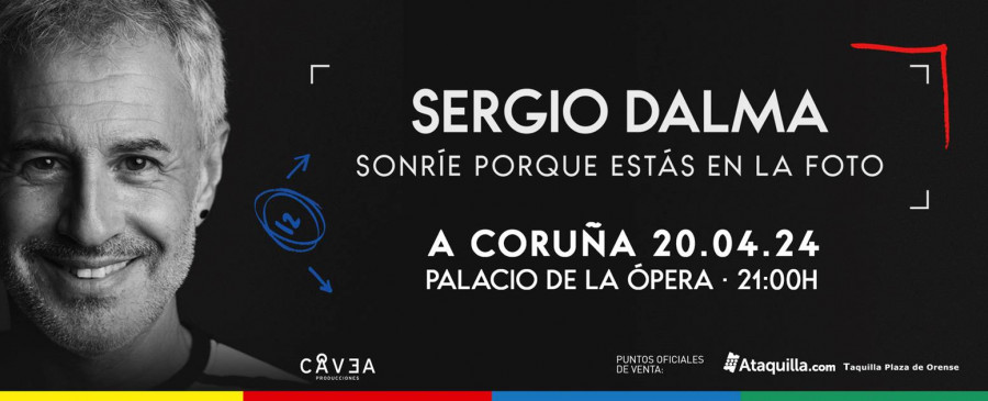 Las entradas para ver a Sergio Dalma en A Coruña, a la venta el miércoles 15 de noviembre