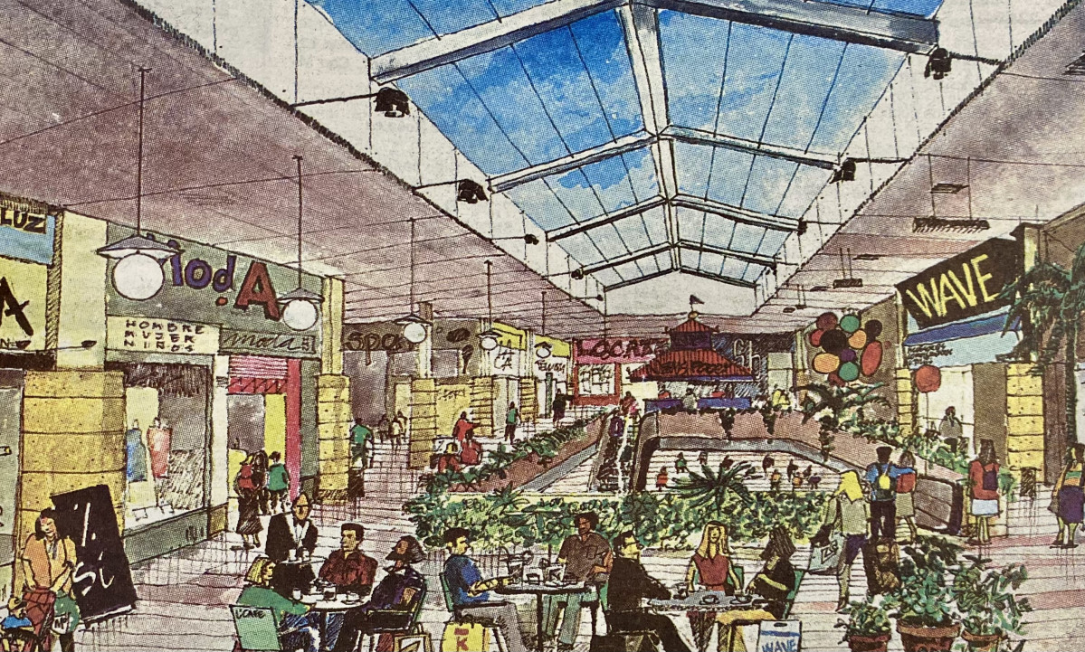 Diseu00f1o futuro centro comercial Elviu00f1a 1998