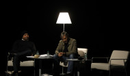 Lleno en el Ágora para ver a Viggo Mortensen y Xosé Iglesias