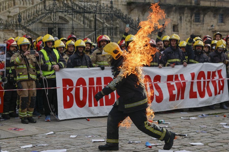 Los bomberos comarcales iniciarán una huelga de hambre cuando Rueda convoque elecciones