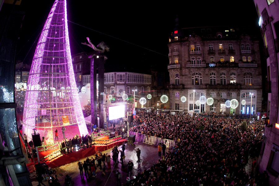 Vigo tiene más luces que cualquier capital