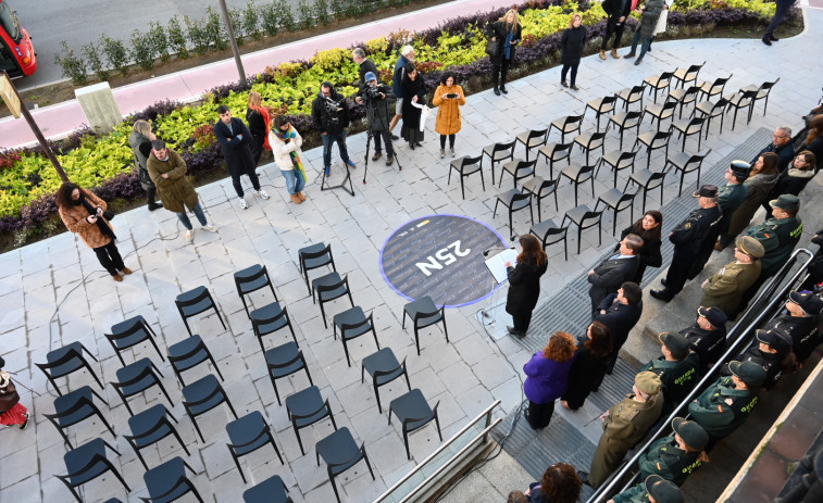 A Coruña visibiliza la lucha del 25-N: De frente contra la violencia machista