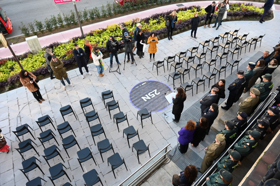 A Coruña visibiliza la lucha del 25-N: De frente contra la violencia machista