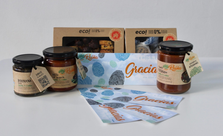 La asociación Raíña Paraíso presenta sus packs de Navidad con productos 100% naturales ecológicos e inclusivos