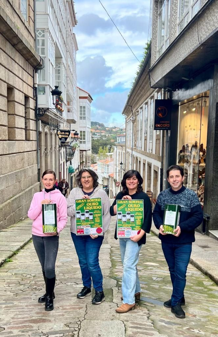 ‘Sorteo do Ouro Líquido’ en Betanzos, una campaña que se alargará toda la Navidad