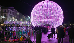 Encendido navideño en Coruña