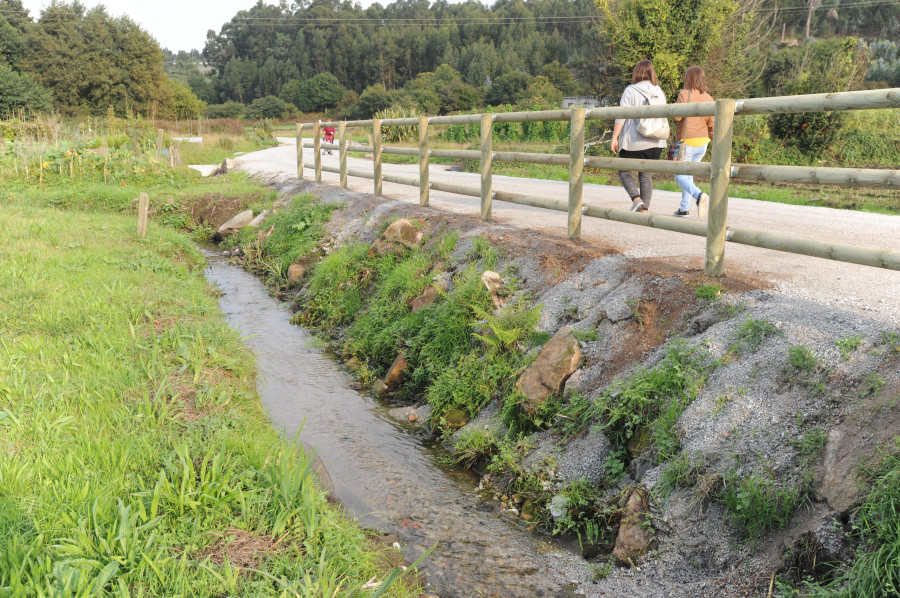 A Coruña renovará la pasarela de madera del río Mesoiro