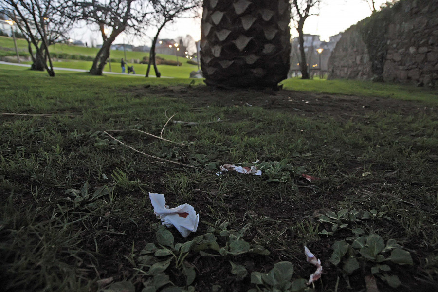 En el parque de Oza se recogen el 84% de las jeringuillas de toxicómanos de A Coruña