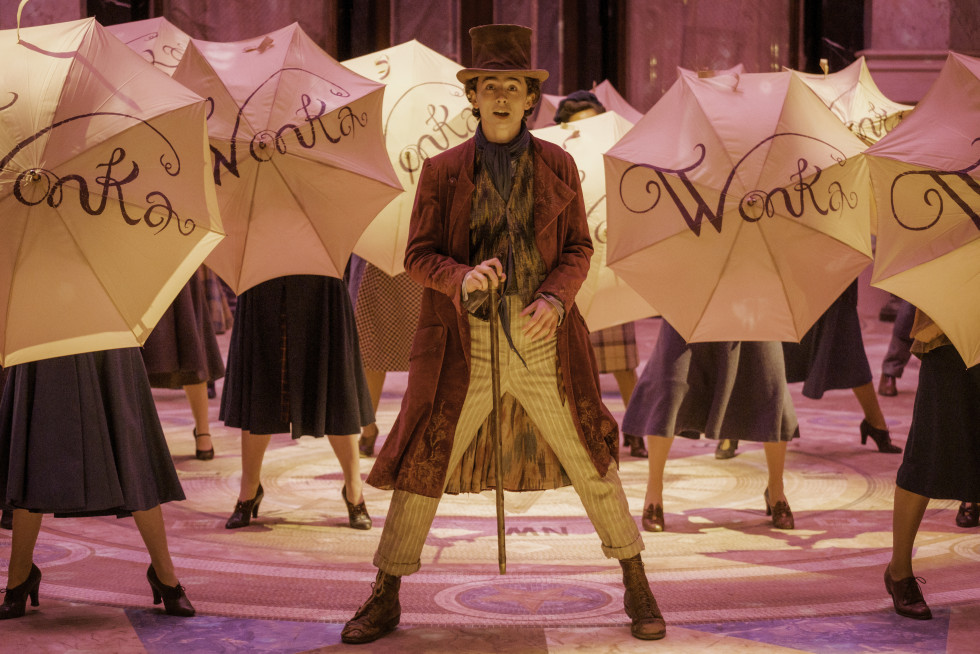 Timothée Chalamet como Willy Wonka en 'Wonka'