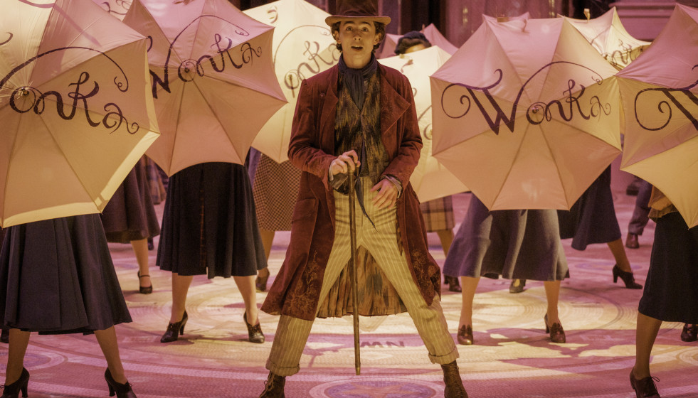 Timothée Chalamet como Willy Wonka en 'Wonka'