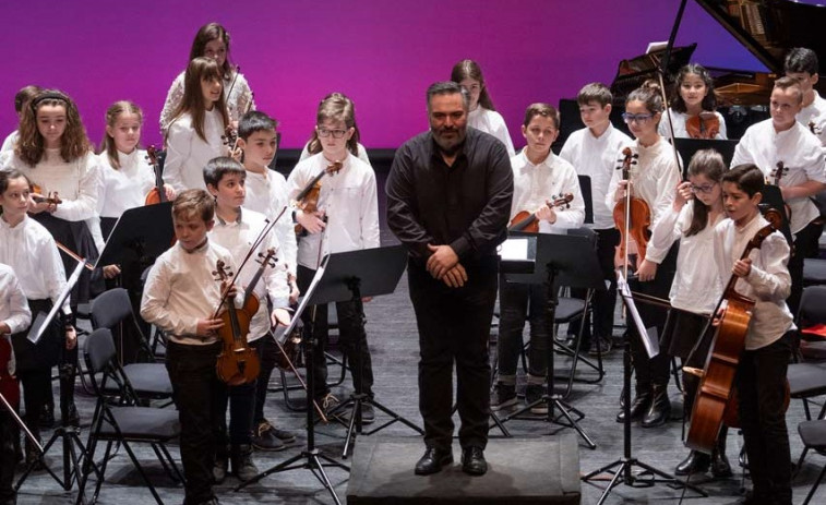 Los jóvenes de la Sinfónica de Galicia ofrecen este jueves y viernes sendos conciertos en A Coruña
