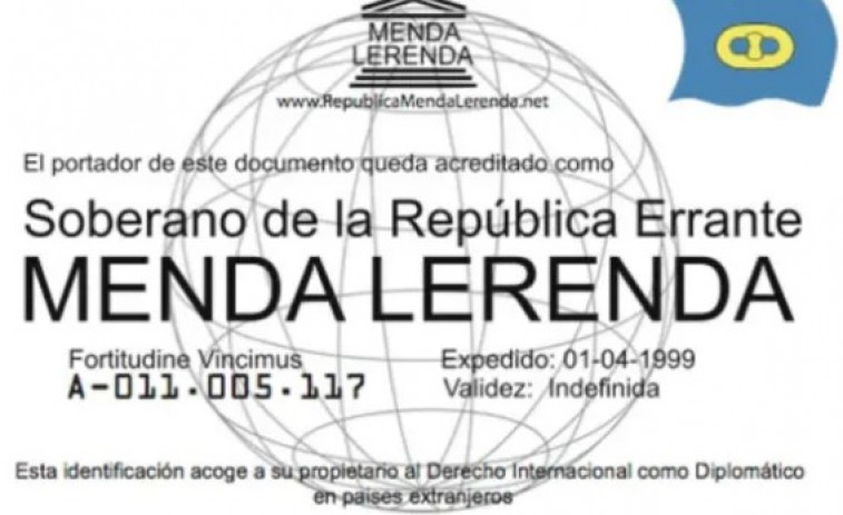 Dos gallegos detenidos se identifican con documentos de la República del Menda Lerenda