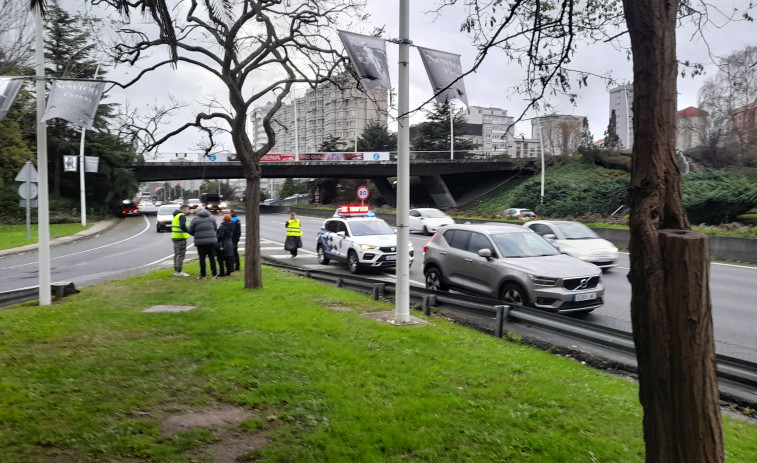 Doble colisión esta mañana en Alfonso Molina
