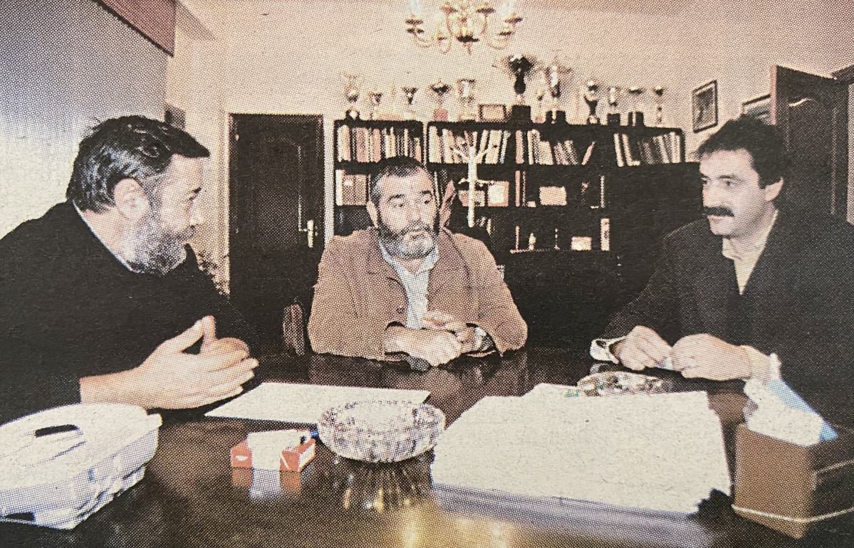 Julio Sacristu00e1n, Antonio Varela y u00c1ngel Garcu00eda Seoane 1998