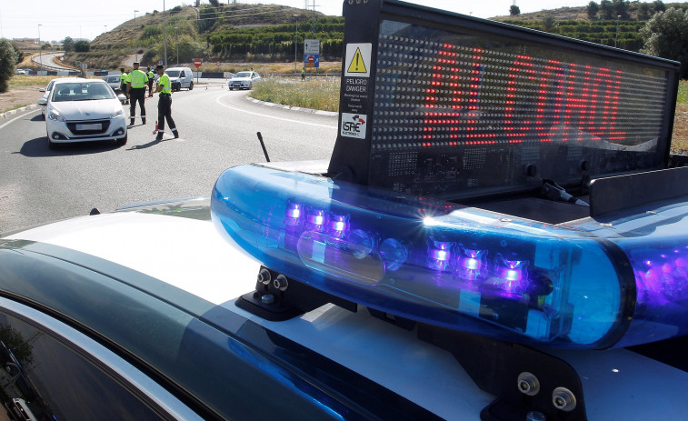 Interceptan en Porriño a un conductor ebrio con tres niños en el coche