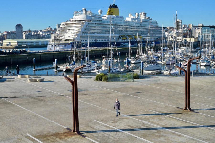 El ‘Spirit of Adventure’ despide las escalas de cruceros en A Coruña hasta 2024