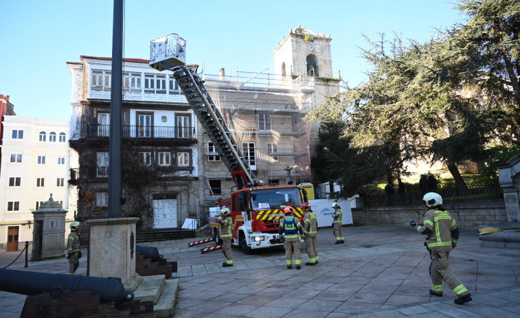 La constructora del Consulado asegura que el fuego no ha causado daños irreparables