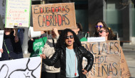 Trabajadoras de escuelas infantiles secundan la sexta jornada de huelga en A Coruña