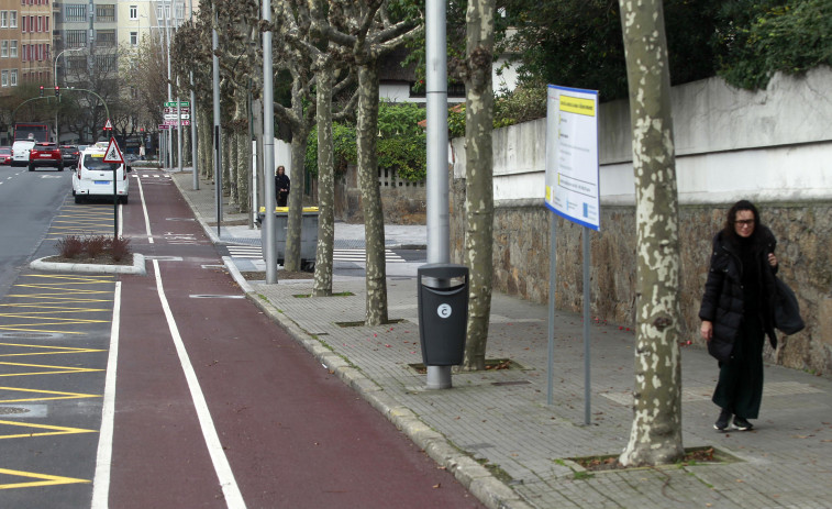 Gregorio Hernández y la avenida de la Habana ya cuentan con 1.200 metros de carril bici