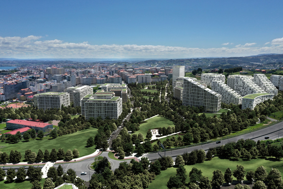 Las primeras viviendas de San Pedro de Visma en A Coruña se entregarán en 2027