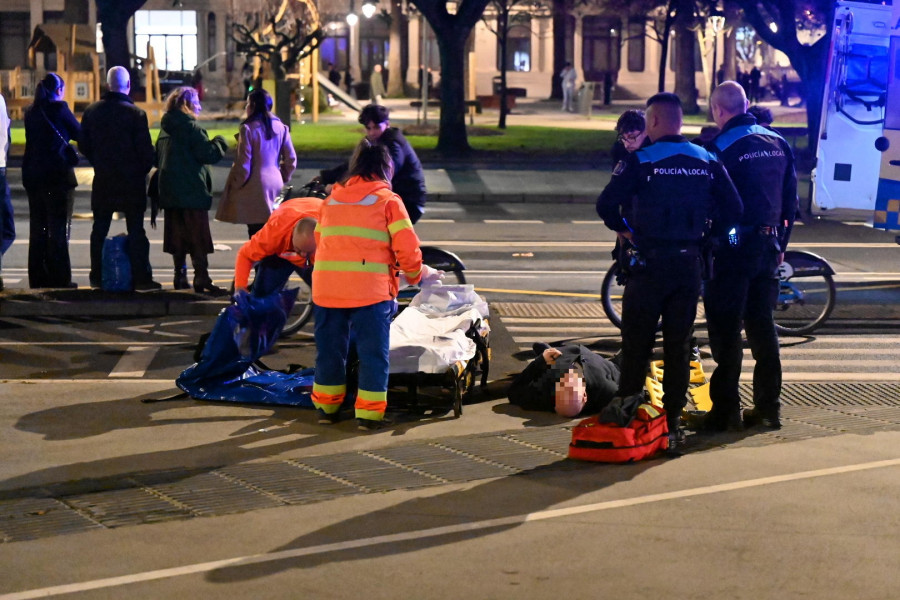 Nochevieja en A Coruña: comas etílicos y vandalismo en las narices de Castelao