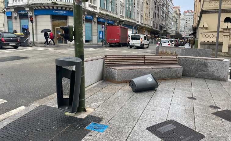 Vientos de más de 130 kilómetros por hora en primer temporal del año en Galicia