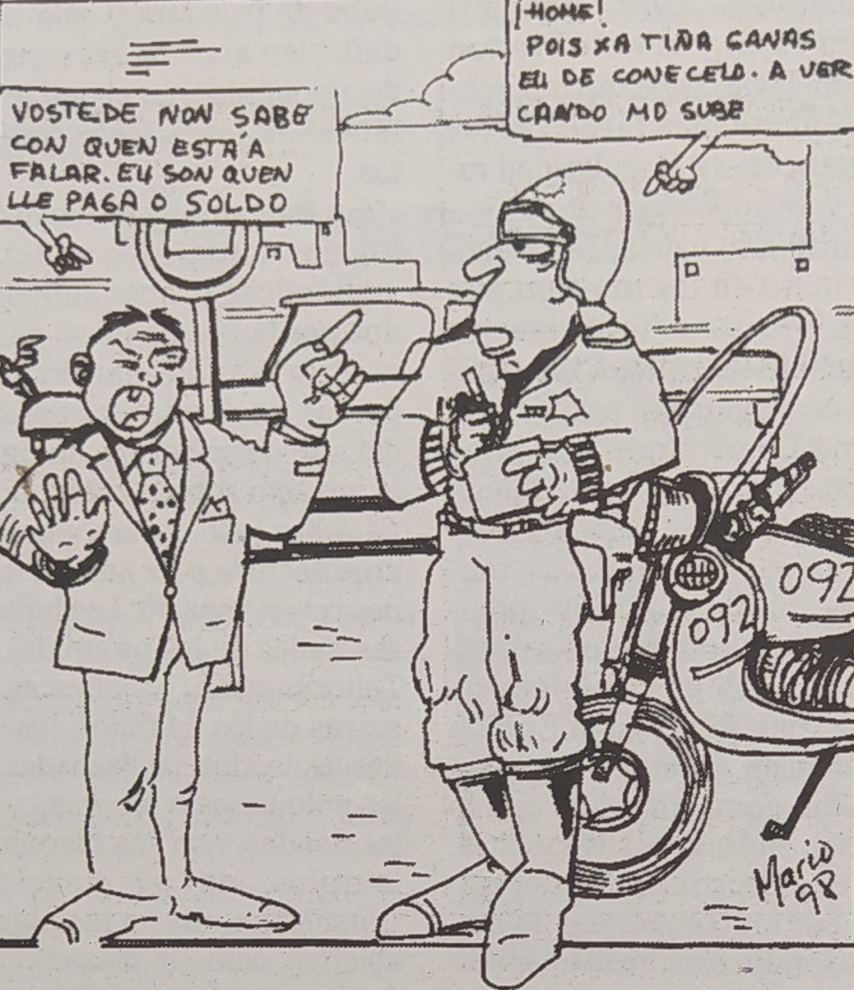 Chiste de la revista de la policu00eda local 1999