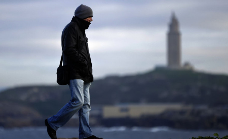 Cielos nubosos y descenso de las temperaturas este domingo en Galicia