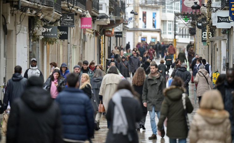 El comercio coruñés detecta un cambio de costumbres: ahora se compra más en Navidad que en Reyes