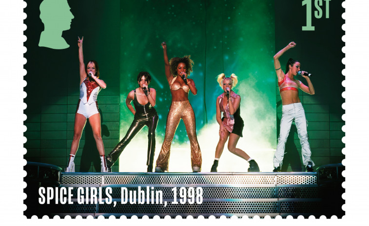 Así son los sellos de las Spice Girls que el correo británico lanzará por su 30 aniversario