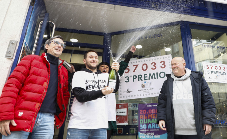 El Tercer Premio de El Niño recae en la administración de Lugo que sufrió un atraco