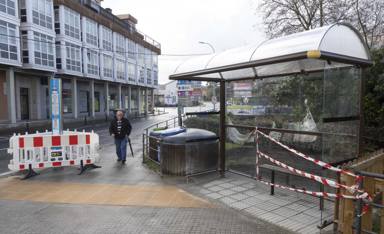 Mesoiro estrena marquesina en la parada 299 del 23 y el 23A