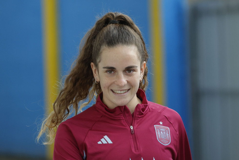 Teresa Abelleira de la selección española femenina de fútbol