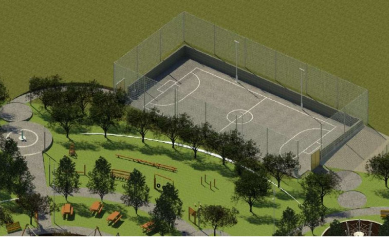 Arteixo prevé tener lista en agosto la nueva pista deportiva del centro urbano