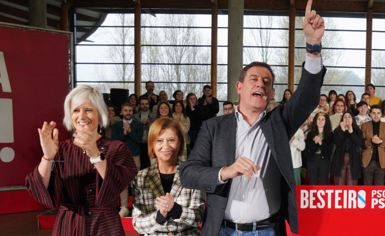 Besteiro llama “a todo el mundo a votar” porque “si movilizamos Galicia, el PP pierde”