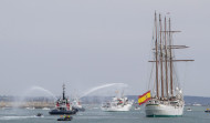 El ‘Juan Sebastián Elcano’ zarpa desde Cádiz e inicia su 96 crucero de instrucción