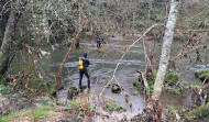 Buscan a una mujer de 54 años por la zona del río Arenteiro (Ourense), donde se localizó su paraguas