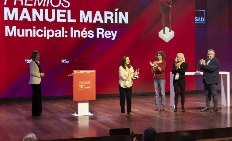 Inés Rey, premiada por el PSOE por su gestión como alcaldesa de A Coruña