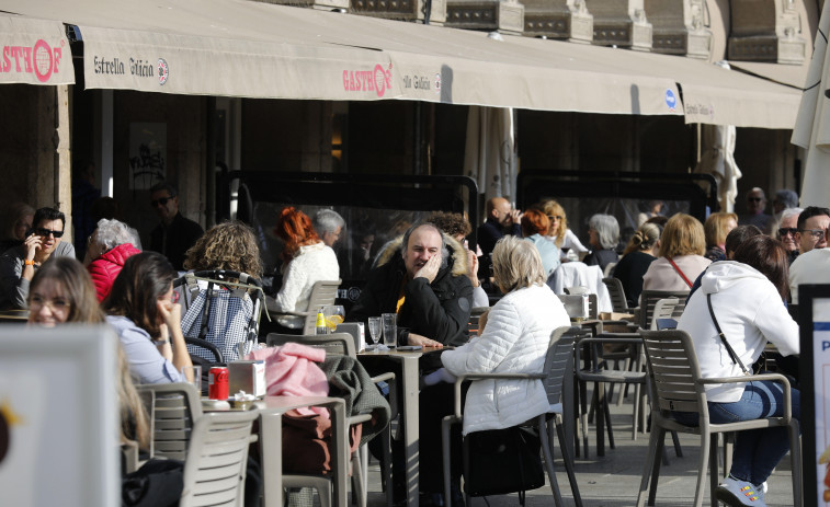 El ‘veranillo’ de santa Elvira allana la cuesta de enero para la hostelería coruñesa