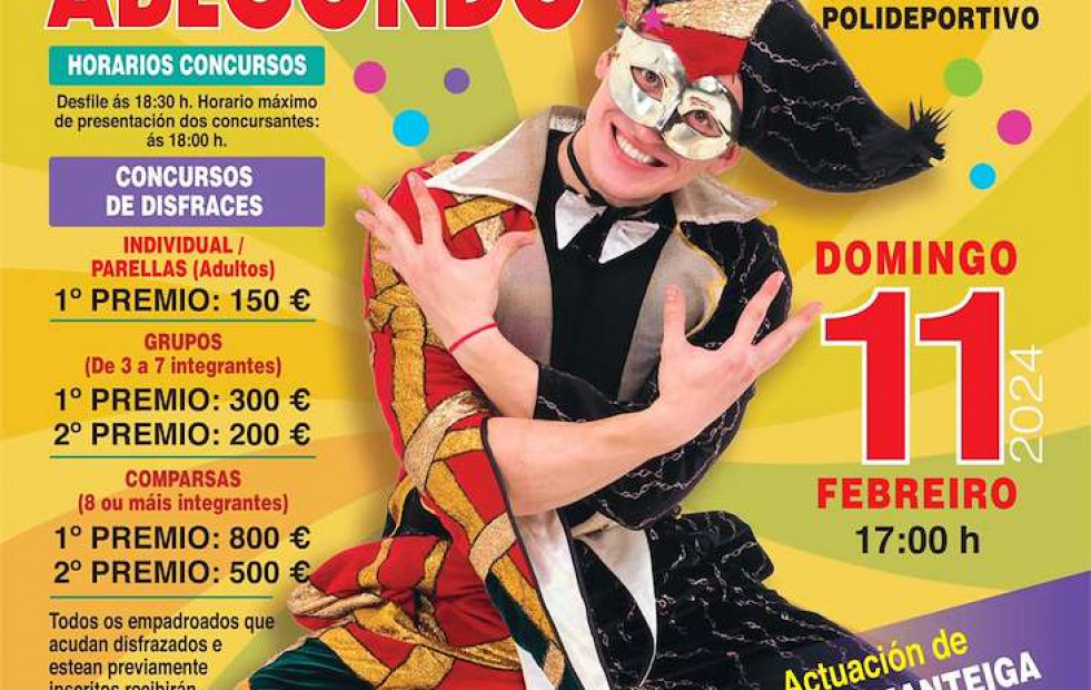 Así será el Carnaval 2024 en Abegondo