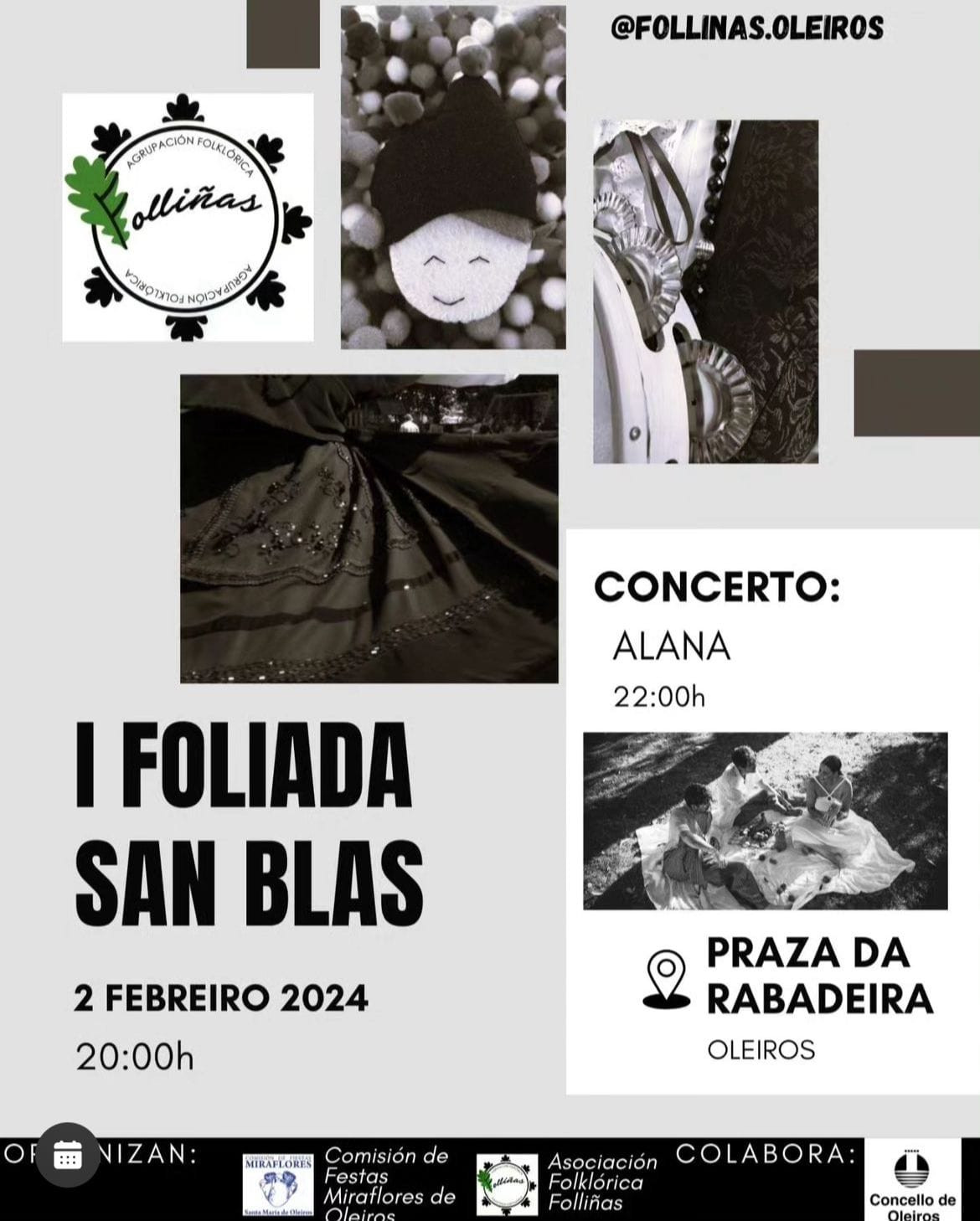 Foliada san blas oleiros