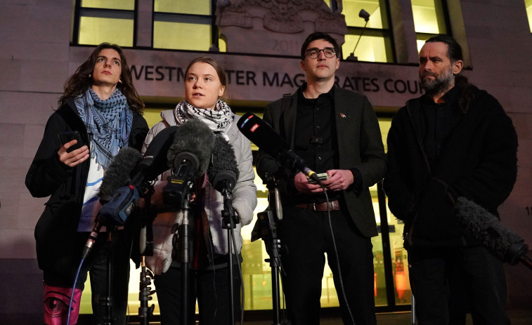 Greta  Thunberg ante el tribunal de  Londres por alterar el orden público
