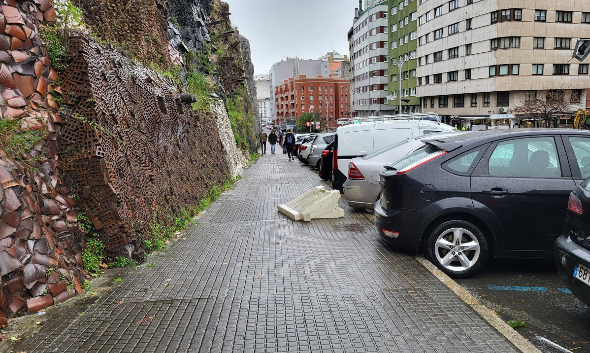 Temporal avenida de Arteixo