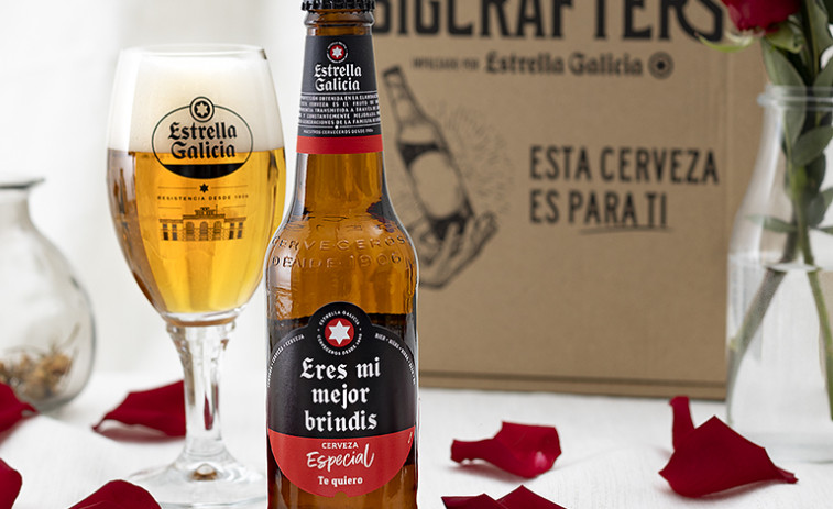 Estrella Galicia diseña un pack exclusivo para regalar en San Valentín