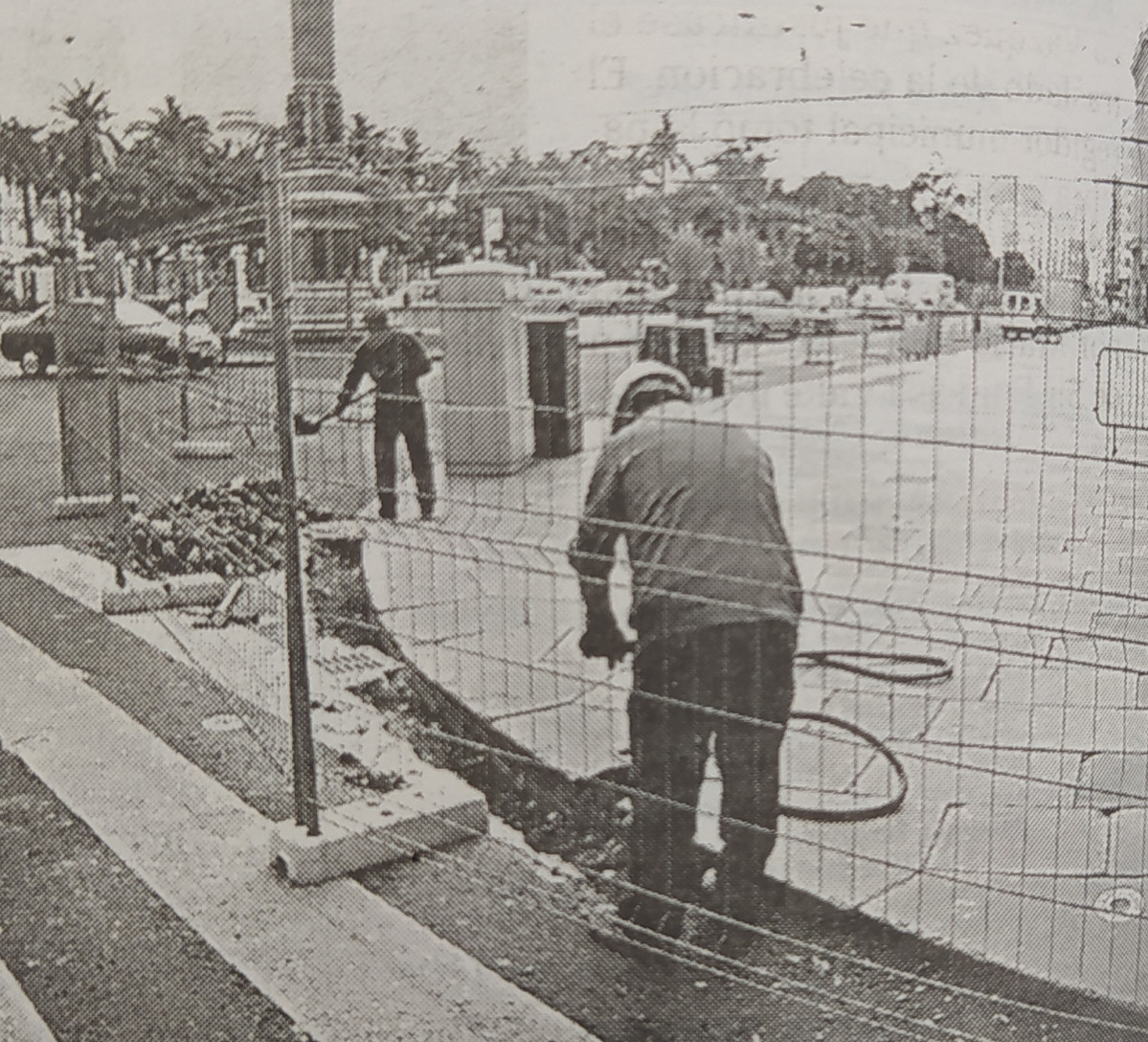 Obras obelisco 1999