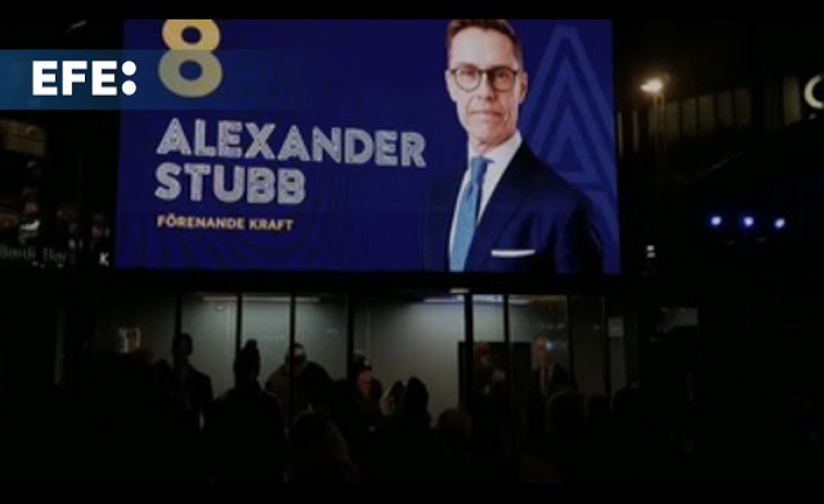 El conservador Alexander Stubb gana por la mínima las presidenciales finlandesas