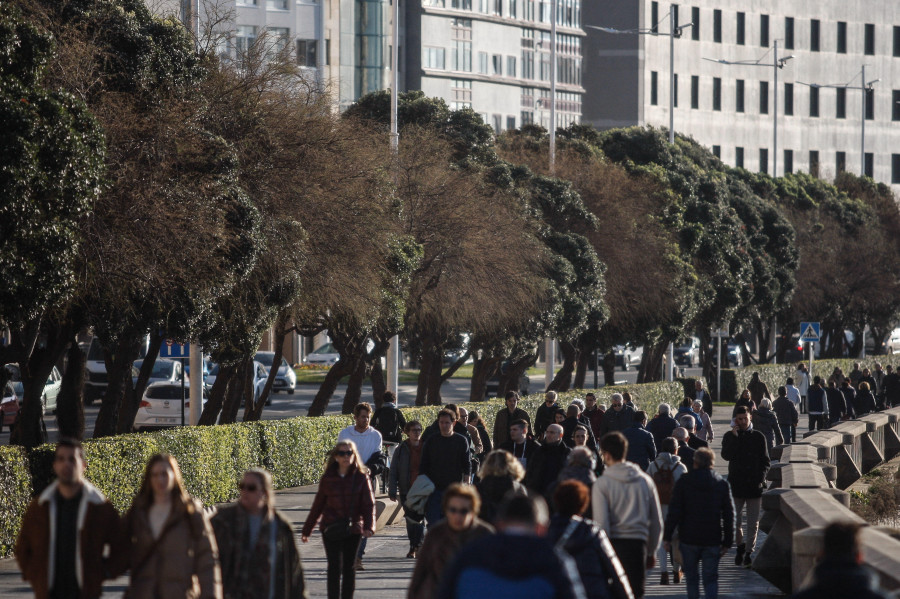 A Coruña lidera el crecimiento demográfico de las ciudades de Galicia